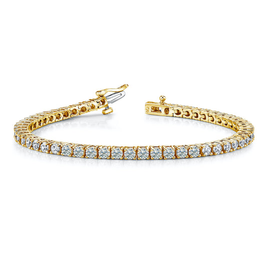 14k VVS Tennis Bracelet 7 1/2 inch