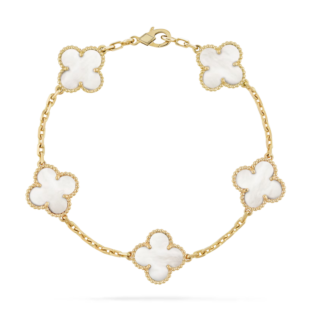 18k Van Cleef Inspired Bracelets