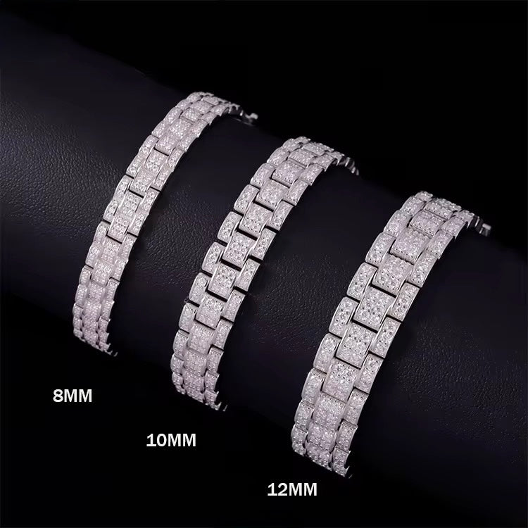 Rolex Moissanite Bracelet