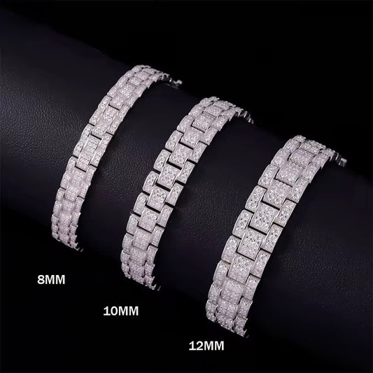 Rolex Moissanite Bracelet