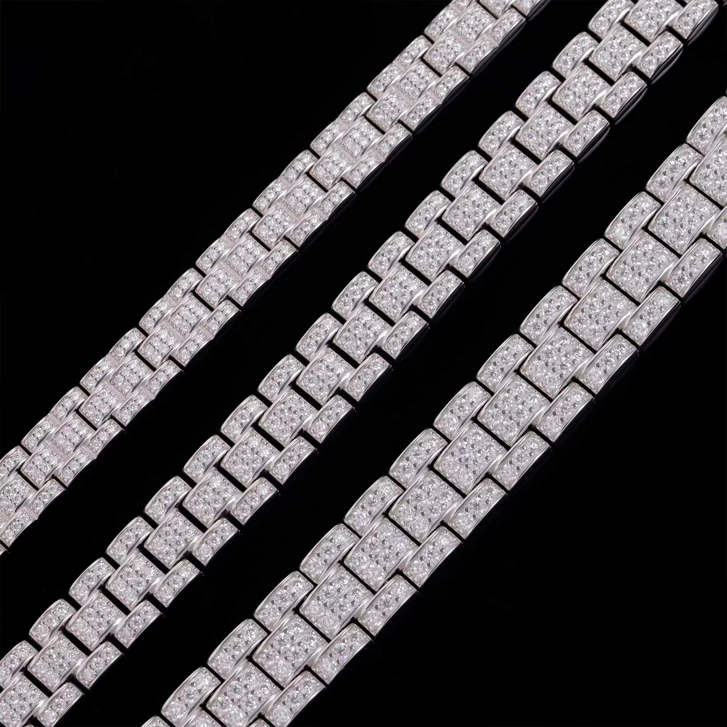 Rolex Moissanite Bracelet