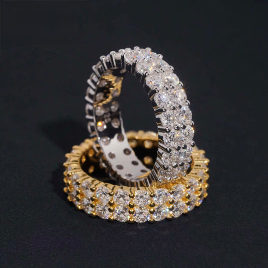 E - D Color Moissanite 925 Silver Engagment Ring