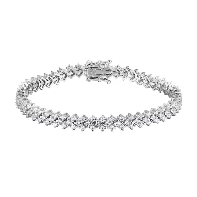 Moissanite Square Bracelet