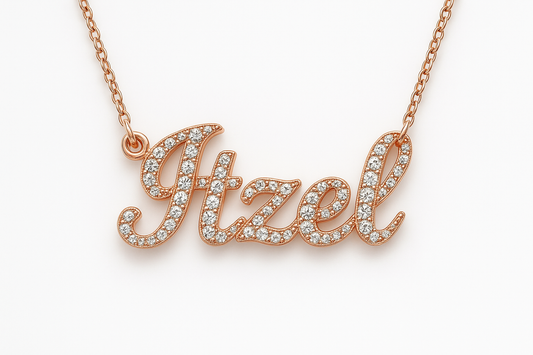 rose gold vvs itzel pendent 